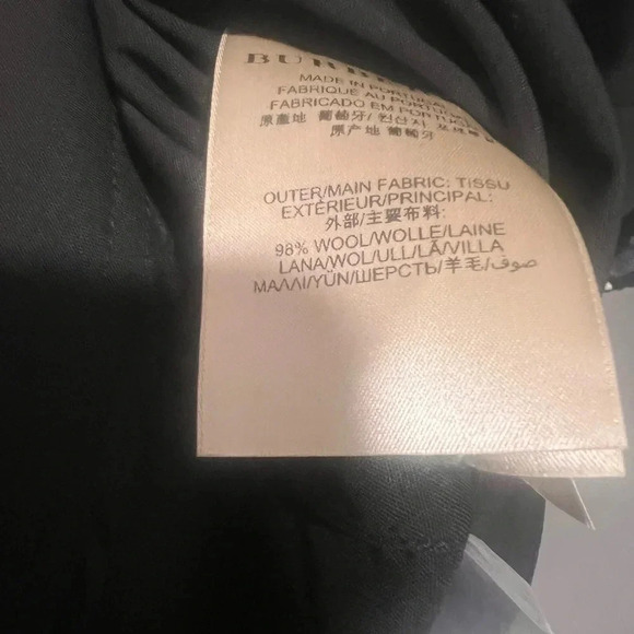 Burberry London Wool Blend Flare Leg Trousers - Picture 8 of 10